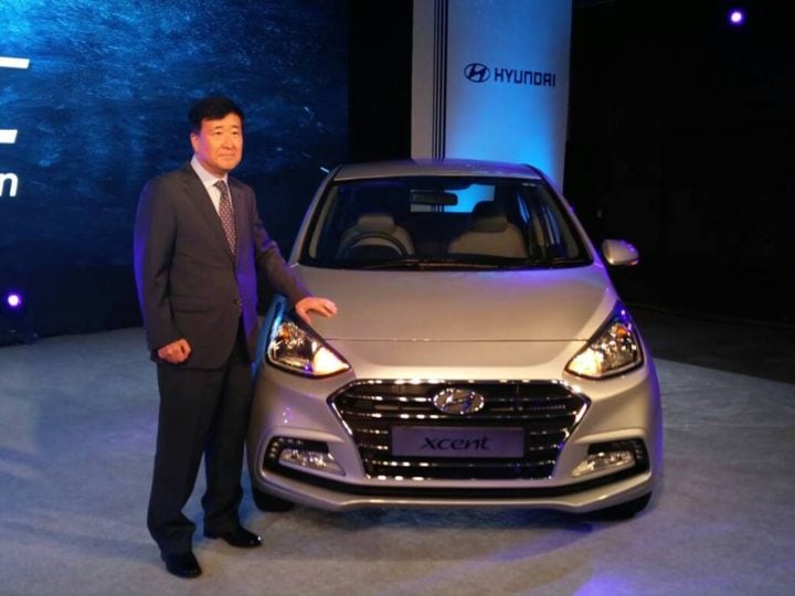 new look hyundai xcent 2017 launch image