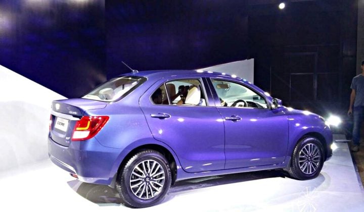 new 2017 maruti dzire review - images side profile