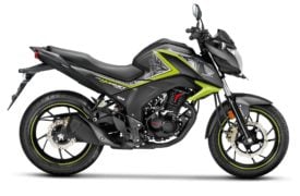 honda cb hornet 160r striking green