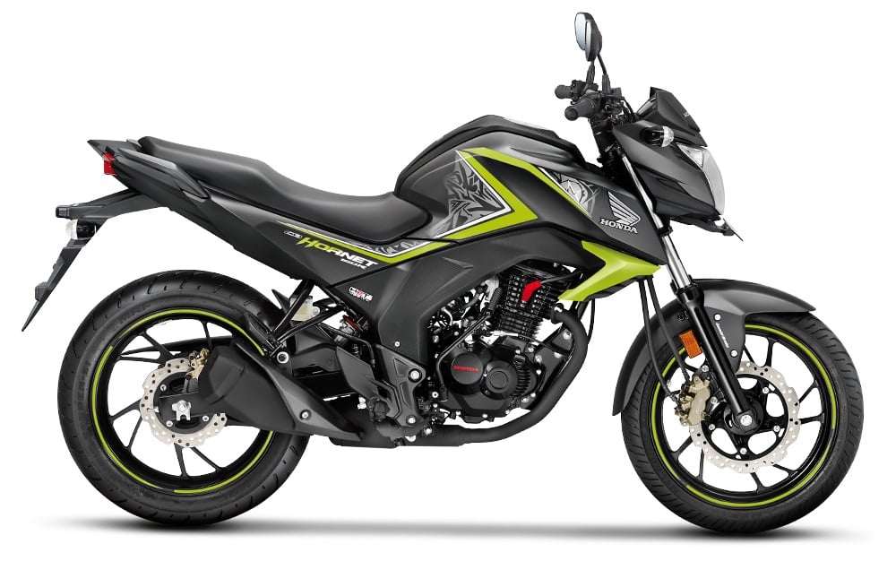 2017 honda cb hornet 160r striking green