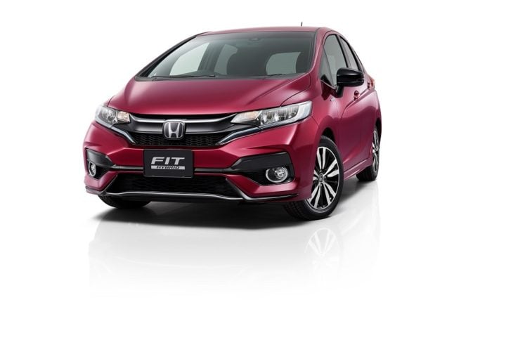 new 2017 honda jazz facelift front angle