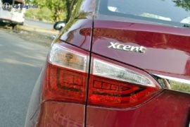 2017 hyundai xcent facelift test drive review tail light