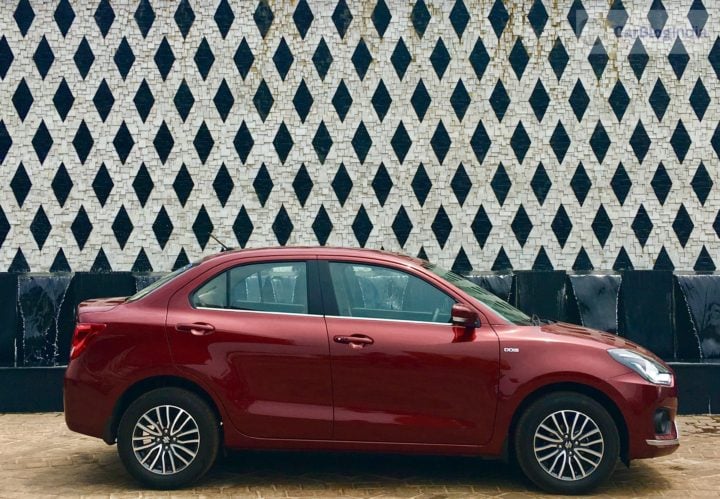 2017 maruti dzire review side profile