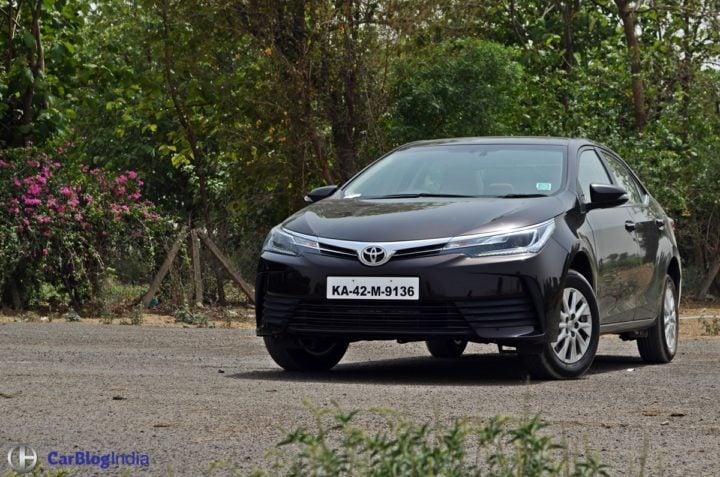 2017 toyota corolla altis test drive review front angle