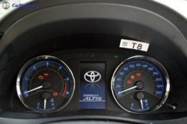 2017 toyota corolla altis test drive review instrument console