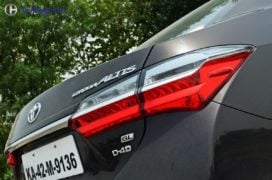 2017 toyota corolla altis test drive review tail light