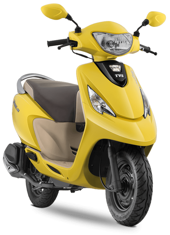 2017 tvs scooty zest 110 front angle