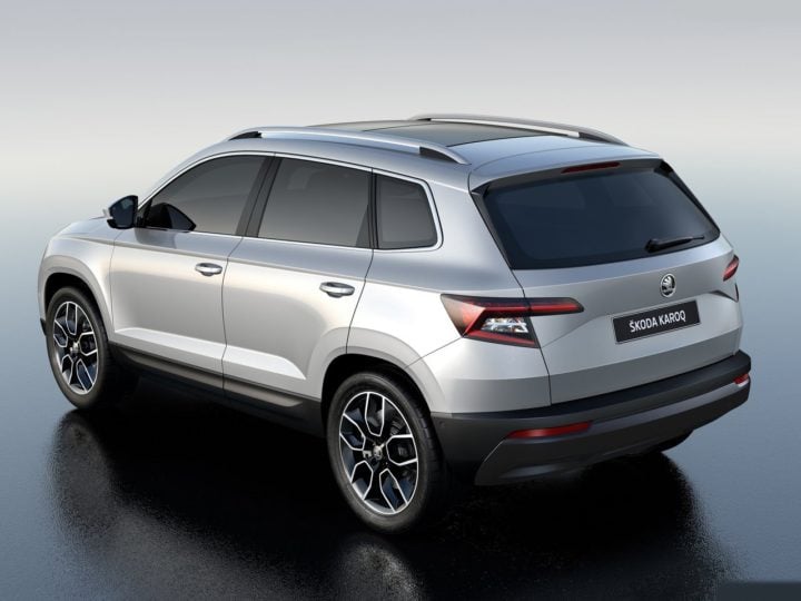 2018 skoda karoq SUV images rear angle 1