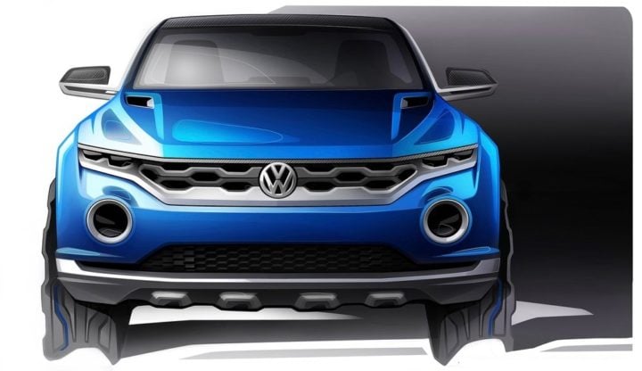 Volkswagen T-Roc SUV Concept-Images-front