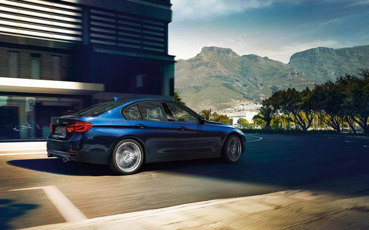 bmw 330i india rear angle