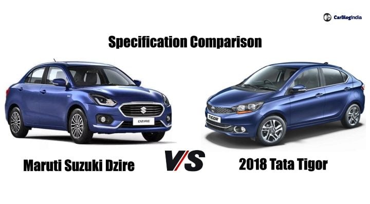 maruti dzire vs tata tigor comparison image