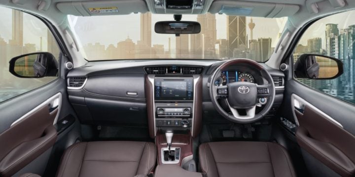 new toyota fortuner interior images dashboard