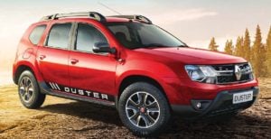 renault duster petrol automatic front angle