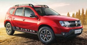 renault duster petrol automatic front angle