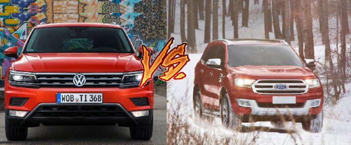 volkswagen tiguan vs ford endeavour comparison