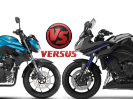 yamaha fz25 vs fazer 250