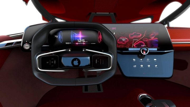 This is what the interior of the Apple car may look like