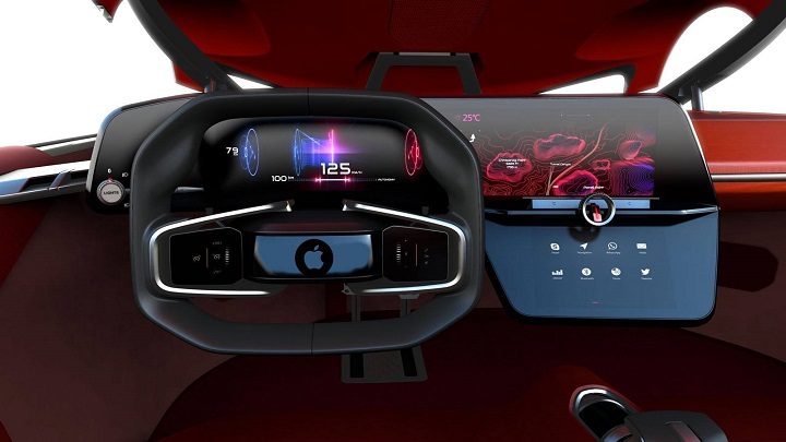 This is what the interior of the Apple car may look like