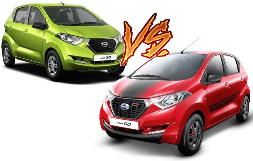 datsun redi go 1000cc vs redi go 800cc