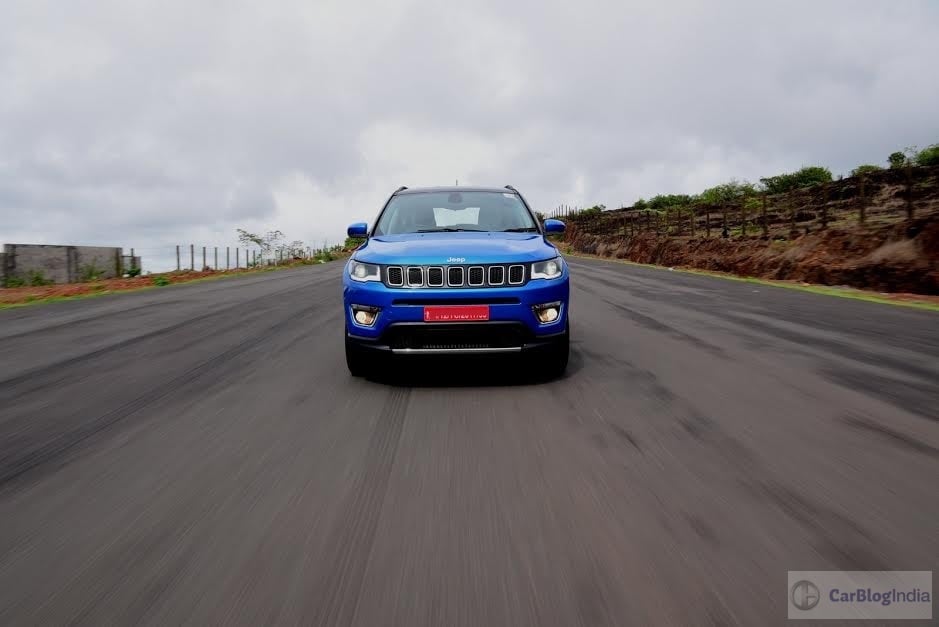 jeep compass india images front action
