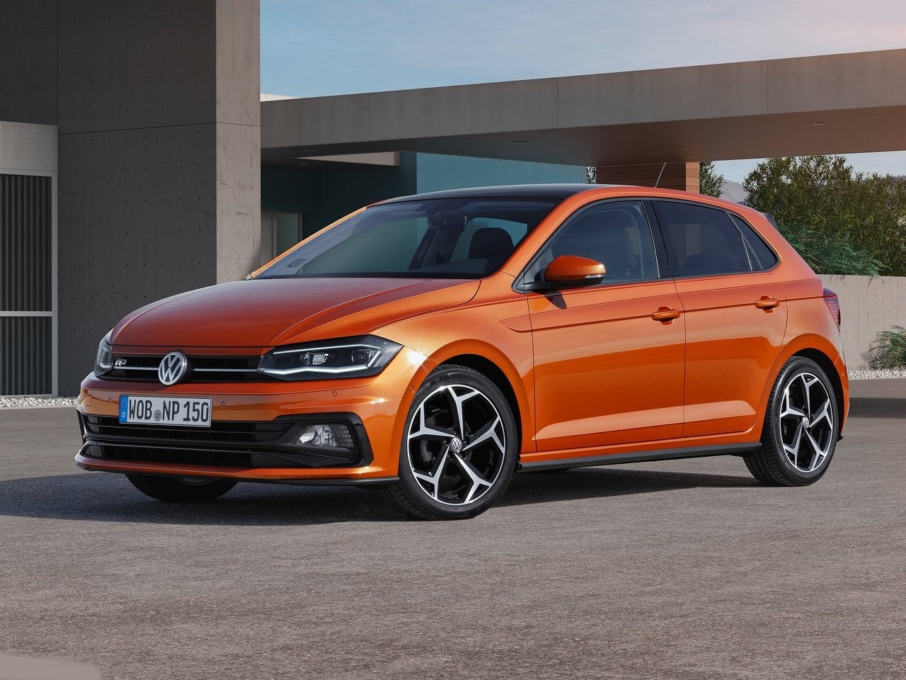 new 2018 volkswagen polo india images front angle