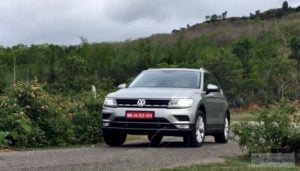 volkswagen tiguan test drive review images action cornering