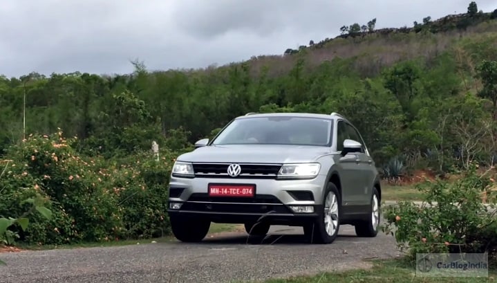 volkswagen tiguan test drive review images action cornering