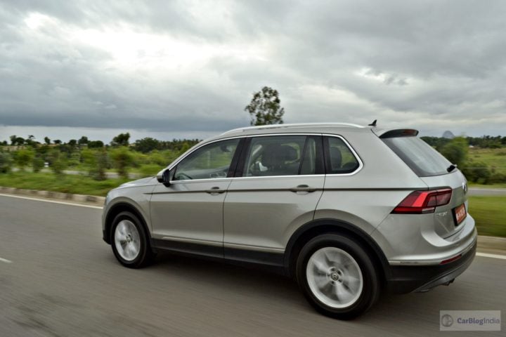 volkswagen tiguan test drive review images action cornering