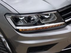 volkswagen tiguan test drive review images front headlight