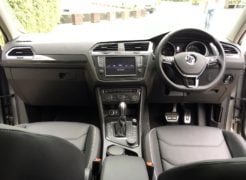 volkswagen tiguan test drive review images interior dashboard