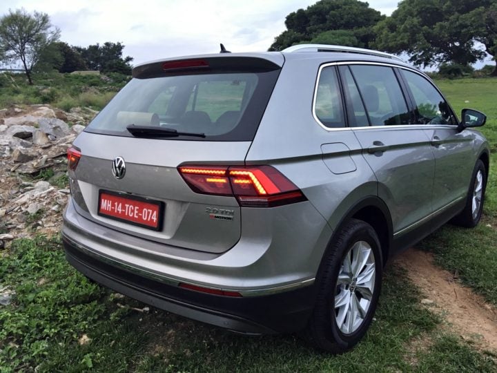 volkswagen tiguan test drive review images rear angle