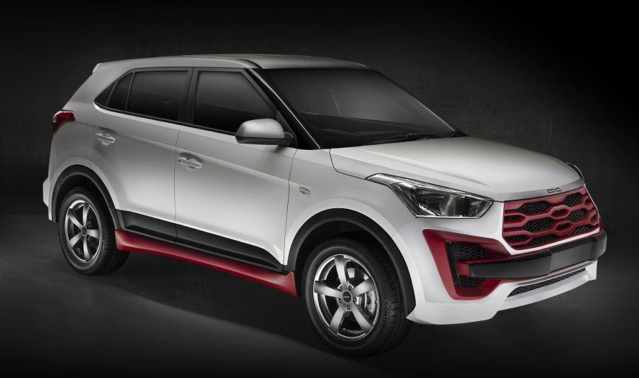 DC modified hyundai creta images front angle