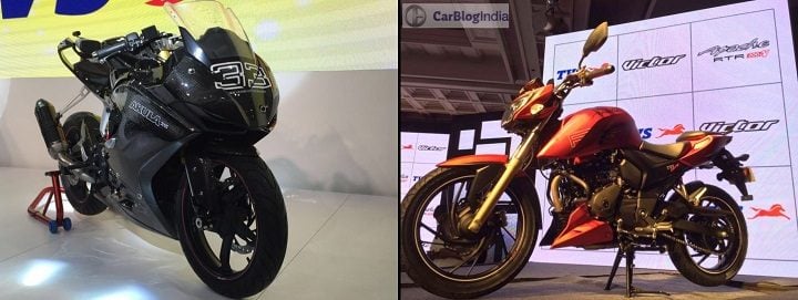 TVS Bikes At Auto Expo 2018