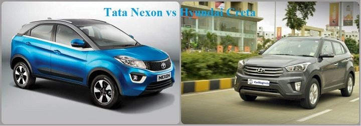 Tata Nexon vs Hyundai Creta