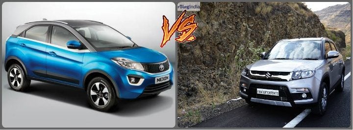 Tat Nexon vs Maruti Vitara Brezza