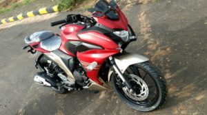 Yamaha Fazer 250 Spied Images Front Angle Dual Tone-1