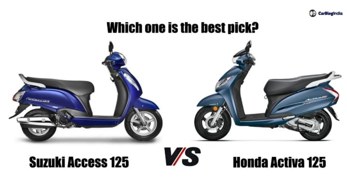 Compare Honda Activa 125 Vs Suzuki Access 125 Price Specs Mileage