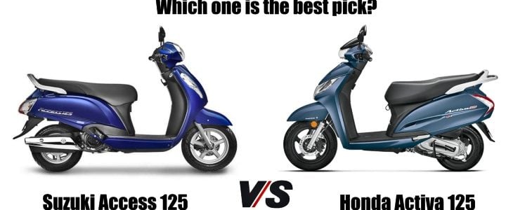 Honda Activa 125 Vs Suzuki Access 125 Comparison 1