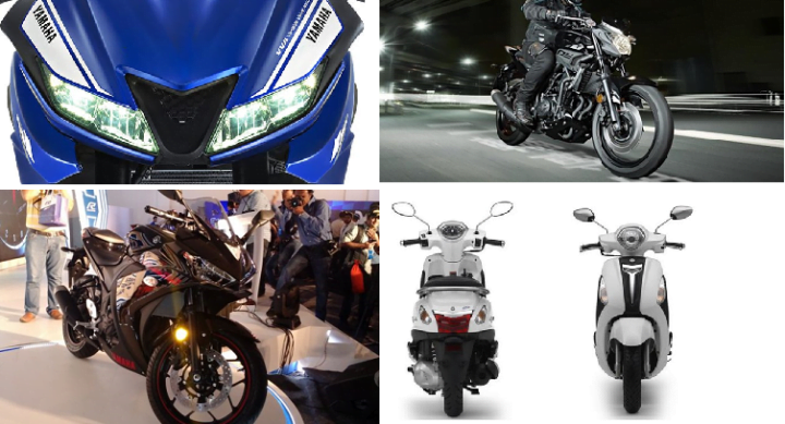 yamaha bikes at auto expo 2018