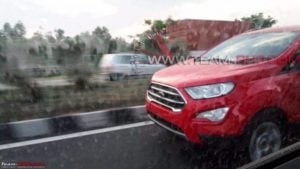 New 2017 Ford EcoSport India Spy Images Front