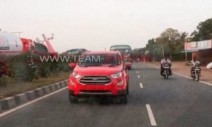 New 2017 Ford EcoSport India Spy Images Front