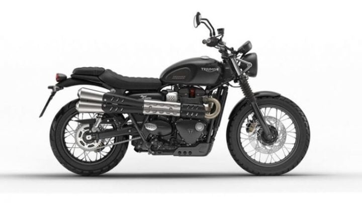 2017 Triumph Street Scrambler India Images Black Side