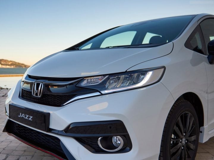 2018 honda jazz facelift images exterior headlamp bumper grille