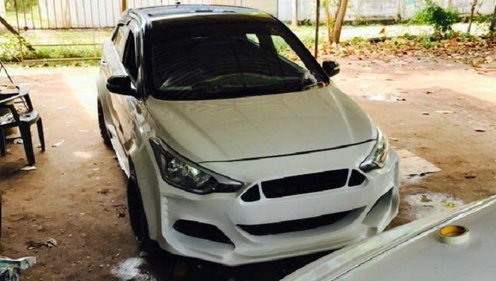 Hyundai Elite i20 Modified To Ford Mustang