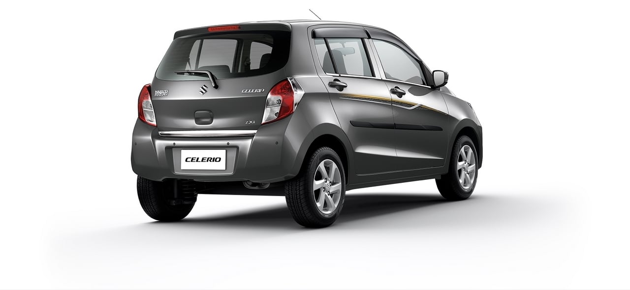 Maruti Celerio Limited Edition rear three quarters right side