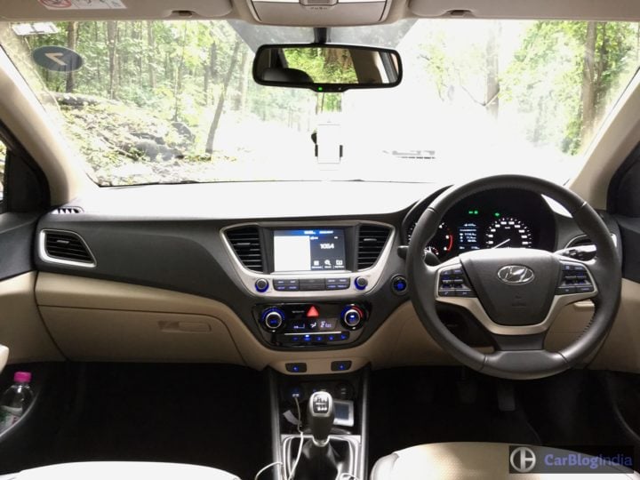 new 2017 hyundai verna test drive review images interior dashboard front view