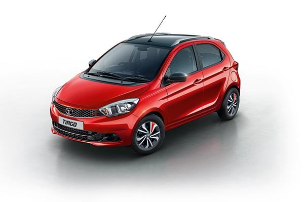 tata tiago wizz limited edition model images red with black roof