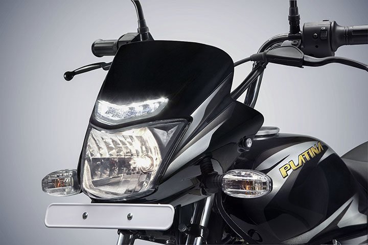 2017 Bajaj Platina Comfortec LED DRL