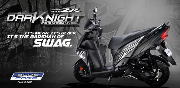 2017 yamaha cygnus ray zr dark night special edition images