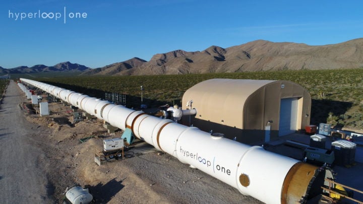 Hyperloop One Tubes in production 